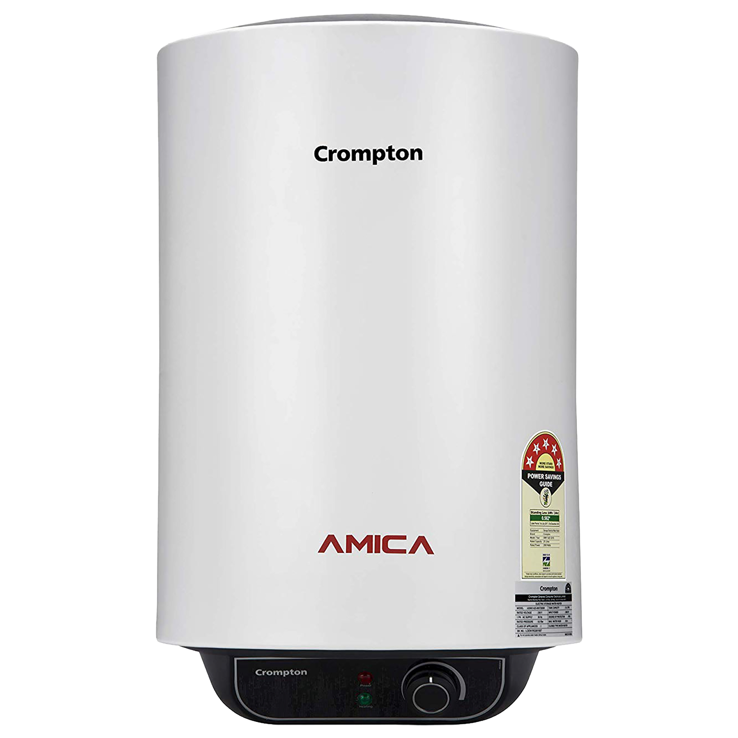 Buy Crompton Amica Litres Star Storage Water Geyser Watts